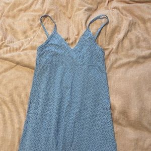 Brandy Melville blue floral mini dress